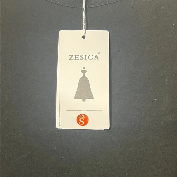 💁‍♀️WOMENS Classic Black Long-Sleeve Maxi Dress by ZESICA - Picture 2 of 9